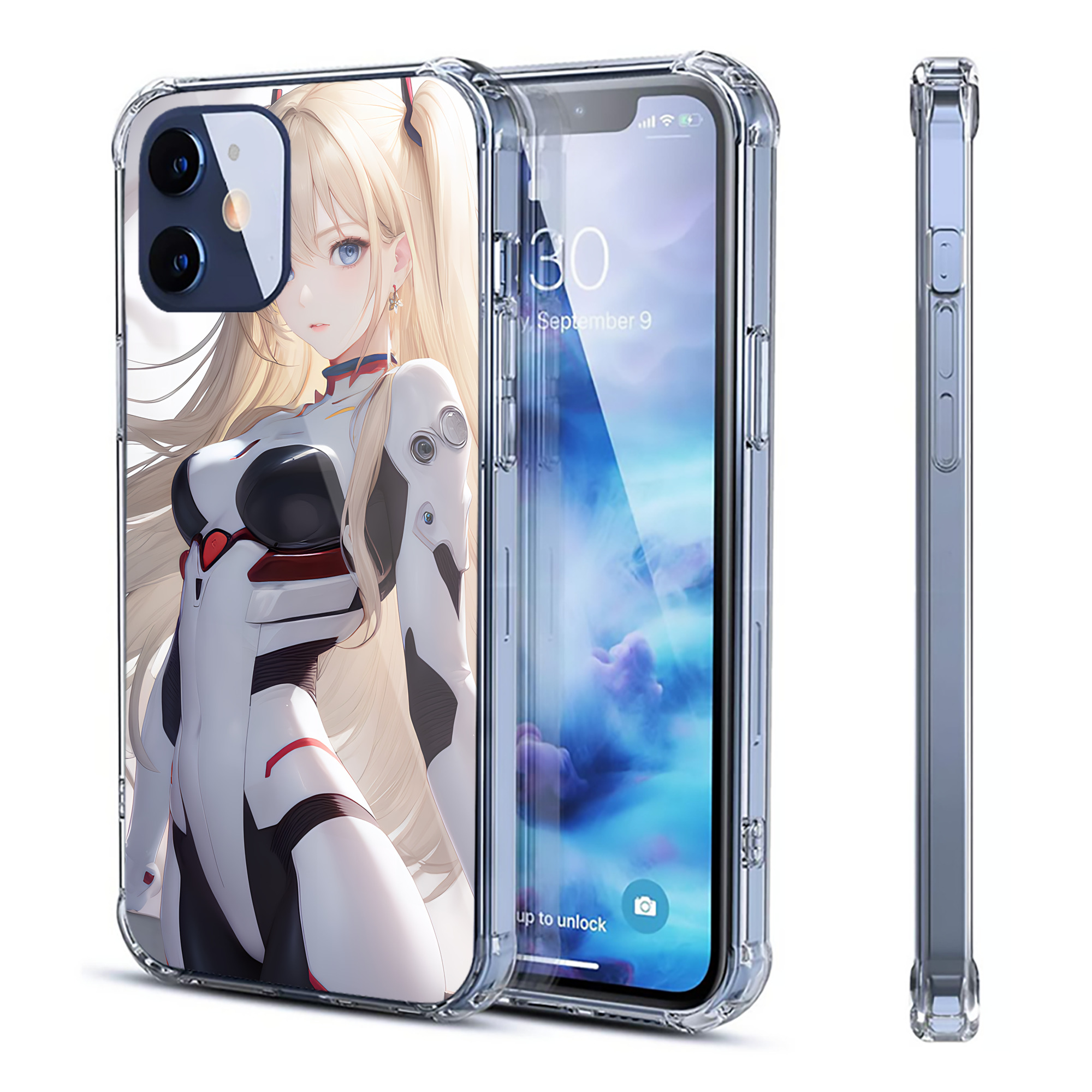 （画像用） EVA 新世紀エヴァンゲリオン 【iPhone 12シリーズ対応】透明スマホケース（クリアソフトケース）